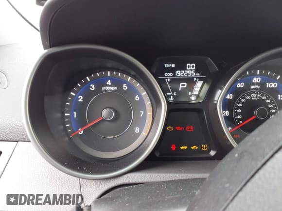 ✅ 2012 Hyundai Elantra GLS • VIN: 5NPDH4AE3CH081272 • Lot: 43624875. Listed on IAAI with 192,295 mi. Free auction sales archive from the USA and detailed vehicle history report at DreamBid. Image 7.