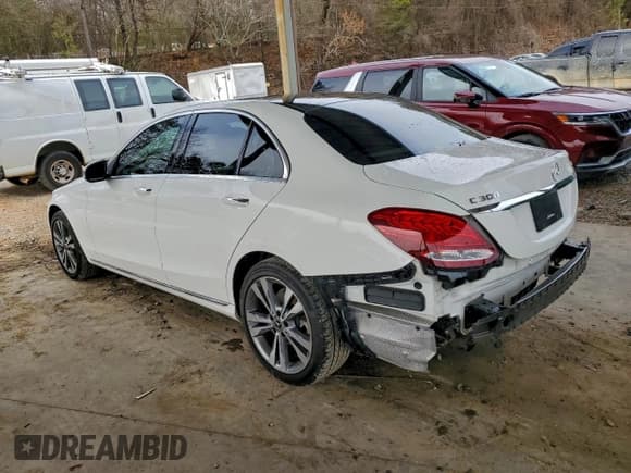 ✅ 2017 Mercedes-Benz C 300 • VIN: WDDWF4KB6HR301318 • Lot: 94267615. Listed on Copart with 50,420 mi. Free auction sales archive from the USA and detailed vehicle history report at DreamBid. Image 2.