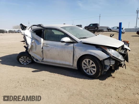 ✅ 2022 Hyundai Accent SE • VIN: 3KPC24A62NE173731 • Lot: 48794275. Listed on Copart with 23,936 mi. Free auction sales archive from the USA and detailed vehicle history report at DreamBid. Image 4.