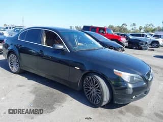 ✅ 2007 BMW 5 Series 525i • VIN: WBANE53537CW59191 • Lot: 42518438. Listed on IAAI with 198,842 mi. Free auction sales archive from the USA and detailed vehicle history report at DreamBid. Image 1.