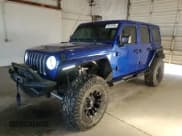 ✅ 2018 Jeep Wrangler Unlimited Sahara • VIN: 1C4HJXEG6JW321814 • Lot: 70115105. Wystawiony na Copart z przebiegiem 66 539 mil. Bezpłatny archiwum sprzedaży aukcyjnych z USA i szczegółowy raport historii pojazdu na DreamBid. Zdjęcie 1.