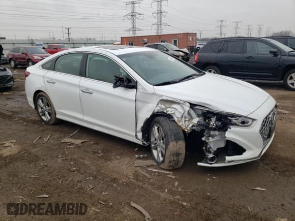 ✅ 2019 Hyundai Sonata SEL • VIN: 5NPE34AF0KH762208 • Lot: 43433963. Listed on Copart with 43,873 mi. Free auction sales archive from the USA and detailed vehicle history report at DreamBid. Image 4.