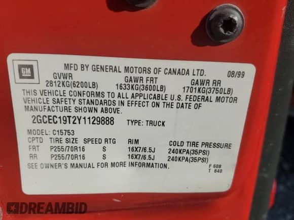 2000 Chevrolet Silverado 1500 LS z VIN 2GCEC19T2Y1129888, wystawiony jako Copart lot #70515545 z przebiegiem Nie podano mil oraz Szkoda całkowita • Salvage title. Historia ofert i sprzedaży dostępna na DreamBid. Obrazek 12.