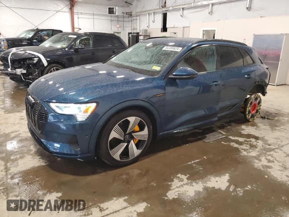 ✅ 2022 Audi e-tron Premium Plus • VIN: WA1LAAGE4NB006634 • Lot: 84389824. Listed on Copart with 48,516 mi. Free auction sales archive from the USA and detailed vehicle history report at DreamBid. Image 1.