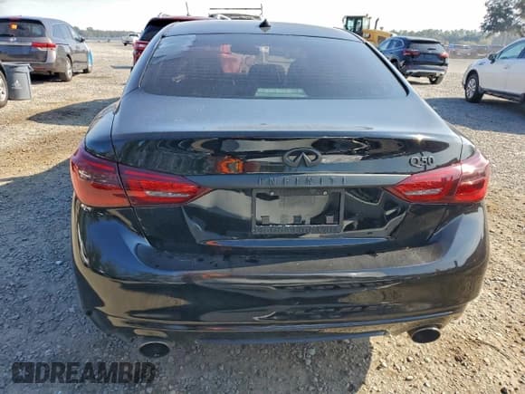 ✅ 2018 Infiniti Q50 Luxe • VIN: JN1EV7AP0JM591858 • Lot: 95150045. Listed on Copart with 92,080 mi. Free auction sales archive from the USA and detailed vehicle history report at DreamBid. Image 6.