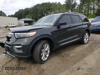 ✅ 2022 Ford Explorer Platinum • VIN: 1FM5K8HW0NNA08189 • Lot: 54322935. Wystawiony na Copart z przebiegiem 41 232 mil. Bezpłatny archiwum sprzedaży aukcyjnych z USA i szczegółowy raport historii pojazdu na DreamBid. Zdjęcie 1.