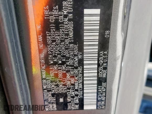 ✅ 2006 Toyota Sequoia Limited • VIN: 5TDZT38A16S281485 • Lot: 80083945. Listed on Copart with 263,804 mi. Free auction sales archive from the USA and detailed vehicle history report at DreamBid. Image 13.