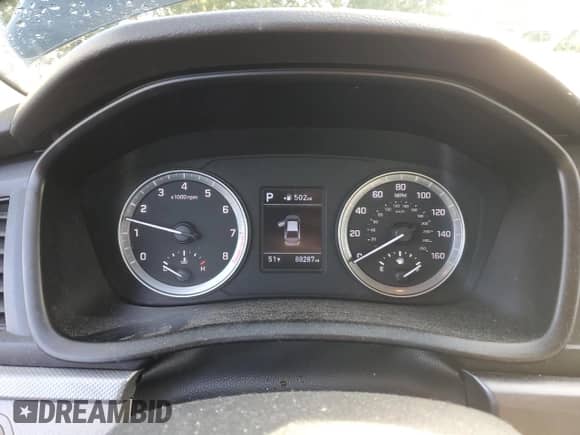 2019 Hyundai Sonata SE with VIN 5NPE24AFXKH814205, listed as a Copart auction lot 90219595 with 88,287 mi miles and Salvage title. Bid and sale history available at DreamBid. Image 9.