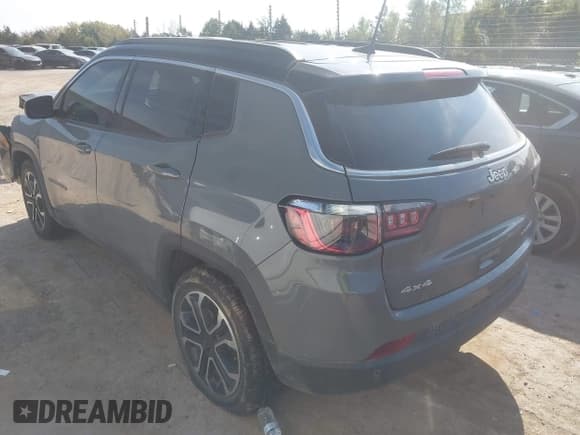 ✅ 2024 Jeep Compass Limited • VIN: 3C4NJDCN5RT581917 • Lot: 43504613. Wystawiony na IAAI z przebiegiem 56 081 mil. Bezpłatny archiwum sprzedaży aukcyjnych z USA i szczegółowy raport historii pojazdu na DreamBid. Zdjęcie 3.