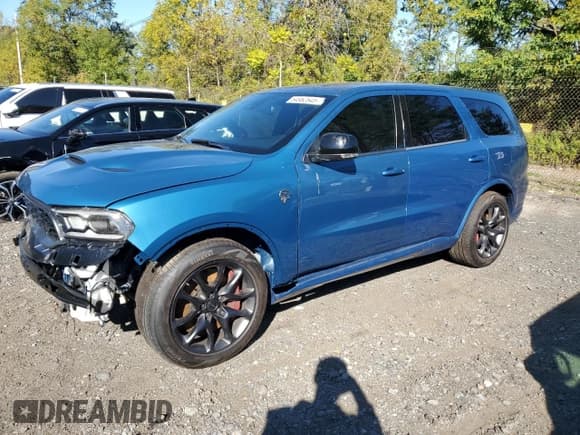 ✅ 2024 Dodge Durango SRT Hellcat Premium • VIN: 1C4SDJH98RC101692 • Лот: 84962845. Опубликован ранее на Copart с пробегом 6 927 миль. Бесплатный доступ к архиву аукционных продаж из США и подробный отчёт об истории автомобиля на DreamBid. Изображение 1.