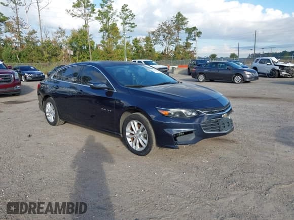 ✅ 2018 Chevrolet Malibu LT • VIN: 1G1ZD5ST5JF103471 • Lot: 43656129. Listed on IAAI with 138,362 mi. Free auction sales archive from the USA and detailed vehicle history report at DreamBid. Image 1.