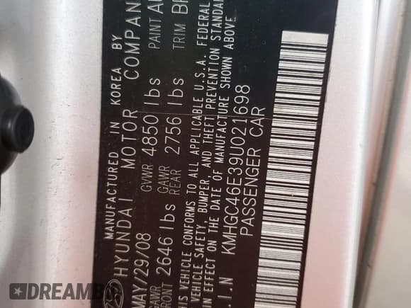 ✅ 2009 Hyundai Genesis • VIN: KMHGC46E39U021698 • Lot: 91401595. Wystawiony na Copart z przebiegiem 177 425 mil. Bezpłatny archiwum sprzedaży aukcyjnych z USA i szczegółowy raport historii pojazdu na DreamBid. Zdjęcie 13.