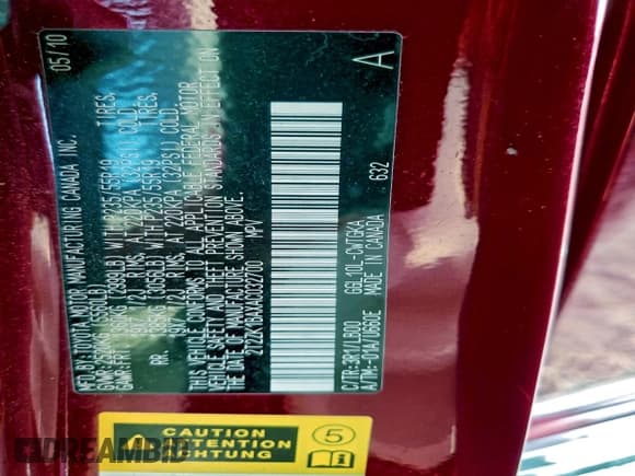 ✅ 2010 Lexus RX 350 • VIN: 2T2ZK1BAXAC032700 • Lot: 94913915. Wystawiony na Copart z przebiegiem Nie podano. Bezpłatny archiwum sprzedaży aukcyjnych z USA i szczegółowy raport historii pojazdu na DreamBid. Zdjęcie 13.