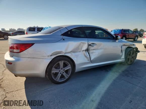 ✅ 2012 Lexus IS 250 C • VIN: JTHFF2C21C2521706 • Lot: 85367435. Listed on Copart with 115,740 mi. Free auction sales archive from the USA and detailed vehicle history report at DreamBid. Image 3.
