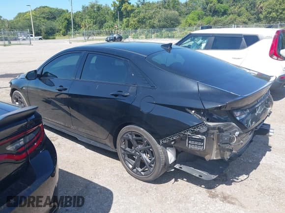 ✅ 2024 Hyundai Elantra N Line • VIN: KMHLR4DF6RU742056 • Лот: 43338827. Опубликован ранее на IAAI с пробегом 25 796 миль. Бесплатный доступ к архиву аукционных продаж из США и подробный отчёт об истории автомобиля на DreamBid. Изображение 3.