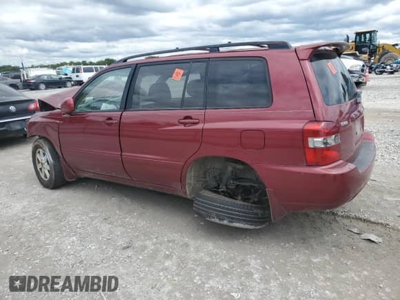 2007 Toyota Highlander w/3rd Row с VIN JTEDD21A570167324, выставлен на аукционе Copart как лот 70888335 с пробегом Не указан миль и Списание • Salvage title. История ставок и продаж доступна на DreamBid. Изображение 2.