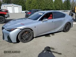✅ 2023 Lexus IS 500 F Sport Performance • VIN: JTHAP1D24P5003139 • Lot: 49474945. Wystawiony na Copart z przebiegiem 48 780 mil. Bezpłatny archiwum sprzedaży aukcyjnych z USA i szczegółowy raport historii pojazdu na DreamBid. Zdjęcie 1.