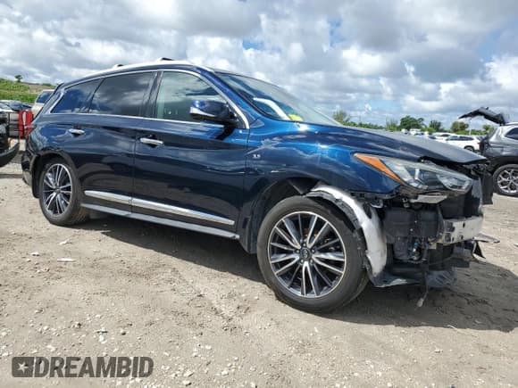 ✅ 2019 Infiniti QX60 Luxe • VIN: 5N1DL0MN1KC562419 • Lot: 80150005. Listed on Copart with 76,340 mi. Free auction sales archive from the USA and detailed vehicle history report at DreamBid. Image 4.