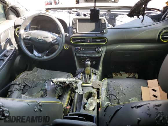 2018 Hyundai Kona Ultimate with VIN KM8K53A54JU101523, listed as a Copart auction lot 65590725 with Not provided miles and Salvage title. Bid and sale history available at DreamBid. Image 8.