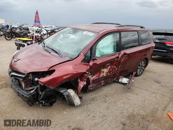 ✅ 2020 Toyota Sienna LE • VIN: 5TDJZ3DC0LS229571 • Lot: 85925475. Listed on Copart with 63,609 mi. Free auction sales archive from the USA and detailed vehicle history report at DreamBid. Image 1.