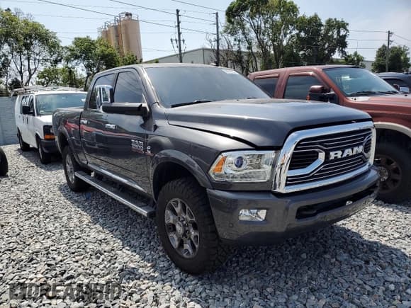 ✅ 2018 Ram 2500 Limited • VIN: 3C6UR5GL1JG368664 • Lot: 55570555. Listed on Copart with 127,134 mi. Free auction sales archive from the USA and detailed vehicle history report at DreamBid. Image 1.