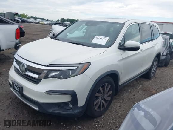 ✅ 2019 Honda Pilot EX-L • VIN: 5FNYF5H53KB025428 • Lot: 42232477. Listed on IAAI with 115,221 mi. Free auction sales archive from the USA and detailed vehicle history report at DreamBid. Image 17.