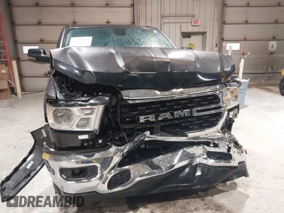 ✅ 2023 Ram 1500 Big Horn • VIN: 1C6RRFFG4PN667047 • Lot: 42300495. Listed on IAAI with 5,061 mi. Free auction sales archive from the USA and detailed vehicle history report at DreamBid. Image 6.