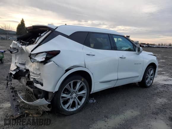 2019 Chevrolet Blazer Premier z VIN 3GNKBFRS9KS700290, wystawiony jako Copart lot #87919295 z przebiegiem 58 191 mil mil oraz Szkoda całkowita • Salvage title. Historia ofert i sprzedaży dostępna na DreamBid. Obrazek 3.