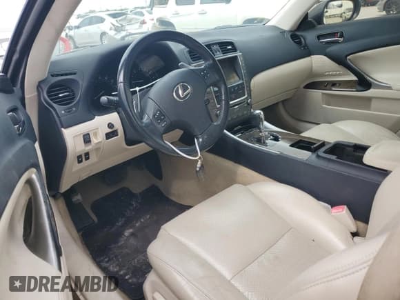 ✅ 2010 Lexus IS 250 C • VIN: JTHFF2C27A2514613 • Lot: 54110345. Listed on Copart with 146,140 mi. Free auction sales archive from the USA and detailed vehicle history report at DreamBid. Image 8.