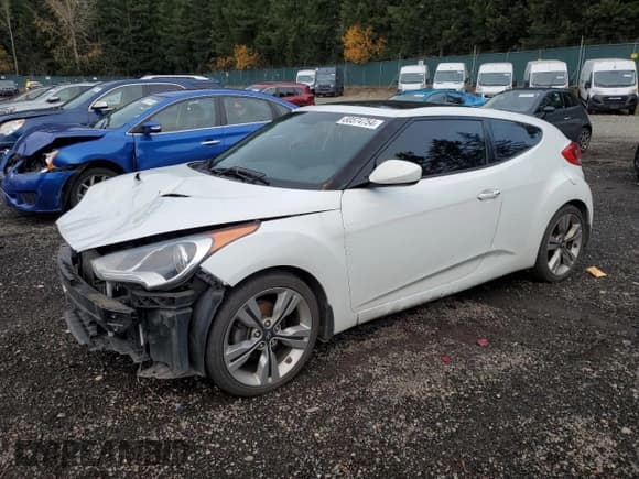 ✅ 2013 Hyundai Veloster w/Gray Int • VIN: KMHTC6AD5DU177727 • Lot: 80574754. Wystawiony na Copart z przebiegiem 147 960 mil. Bezpłatny archiwum sprzedaży aukcyjnych z USA i szczegółowy raport historii pojazdu na DreamBid. Zdjęcie 1.
