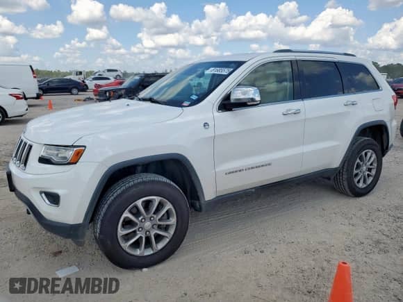 2014 Jeep Grand Cherokee Limited с VIN 1C4RJFBM4EC443197, выставлен на аукционе Copart как лот 81685575 с пробегом 98 702 миль миль и Списание • Salvage title. История ставок и продаж доступна на DreamBid. Изображение 1.