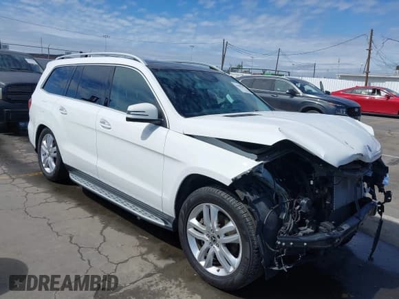 ✅ 2018 Mercedes-Benz GLS 450 • VIN: 4JGDF6EE9JB049030 • Lot: 41804243. Listed on IAAI with 60,985 mi. Free auction sales archive from the USA and detailed vehicle history report at DreamBid. Image 1.