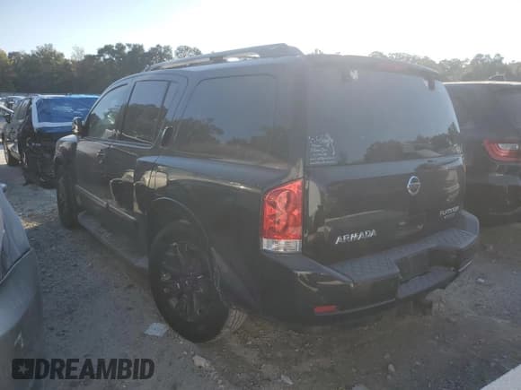 ✅ 2015 Nissan Armada Platinum • VIN: 5N1AA0NF9FN601560 • Lot: 93281925. Listed on Copart with 168,654 mi. Free auction sales archive from the USA and detailed vehicle history report at DreamBid. Image 2.