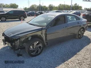 ✅ 2024 Hyundai Elantra Limited • VIN: KMHLN4DJ2RU116942 • Лот: 81558795. Опубликован ранее на Copart с пробегом 21 667 миль. Бесплатный доступ к архиву аукционных продаж из США и подробный отчёт об истории автомобиля на DreamBid. Изображение 1.