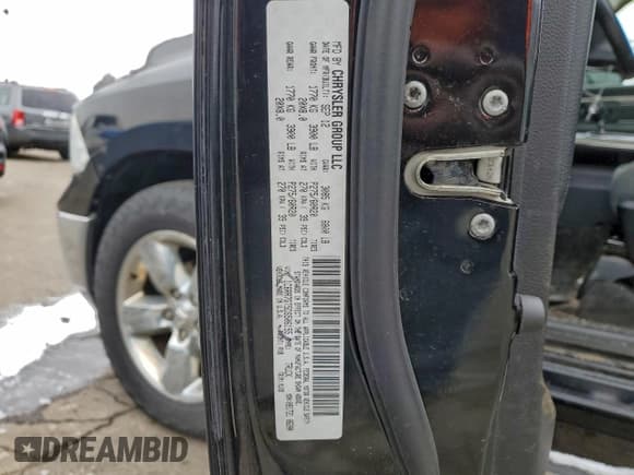 ✅ 2013 Ram 1500 Big Horn • VIN: 1C6RR7GT5DS506155 • Лот: 95458445. Опубликован ранее на Copart с пробегом Не указан. Бесплатный доступ к архиву аукционных продаж из США и подробный отчёт об истории автомобиля на DreamBid. Изображение 12.