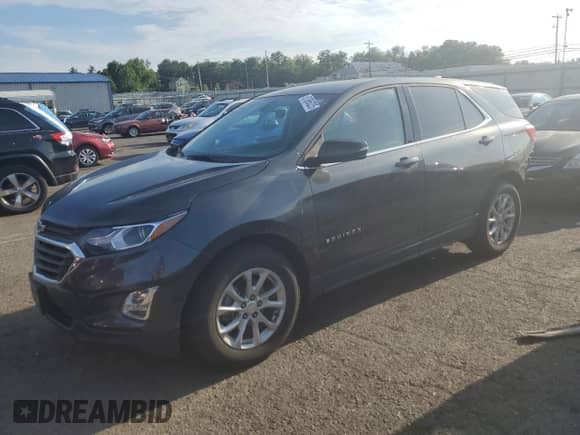 2019 Chevrolet Equinox LT z VIN 3GNAXKEV1KL271727, wystawiony jako Copart lot #61896325 z przebiegiem 52 816 mil mil oraz Szkoda całkowita • Salvage title. Historia ofert i sprzedaży dostępna na DreamBid. Obrazek 1.