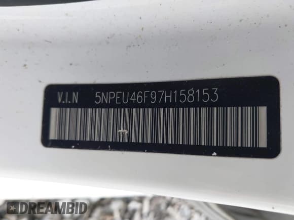 ✅ 2007 Hyundai Sonata SE • VIN: 5NPEU46F97H158153 • Лот: 43498850. Опубликован ранее на IAAI с пробегом 81 347 миль. Бесплатный доступ к архиву аукционных продаж из США и подробный отчёт об истории автомобиля на DreamBid. Изображение 9.