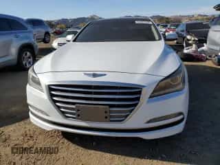 2016 Hyundai Genesis 3.8L z VIN KMHGN4JE4GU110372, wystawiony jako Copart lot #81062124 z przebiegiem 125 514 mil mil oraz Szkoda całkowita • Salvage title. Historia ofert i sprzedaży dostępna na DreamBid. Obrazek 5.
