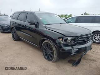 2017 Dodge Durango R/T with VIN 1C4SDHCT8HC752797, listed as a IAAI auction lot 41916419 with 127,999 mi miles and . Bid and sale history available at DreamBid. Image 1.