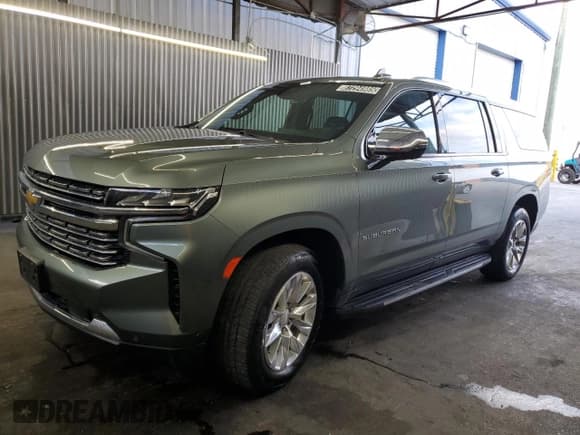 ✅ 2023 Chevrolet Suburban Premier • VIN: 1GNSCFKD8PR318691 • Lot: 87294985. Listed on Copart with 94,427 mi. Free auction sales archive from the USA and detailed vehicle history report at DreamBid. Image 1.