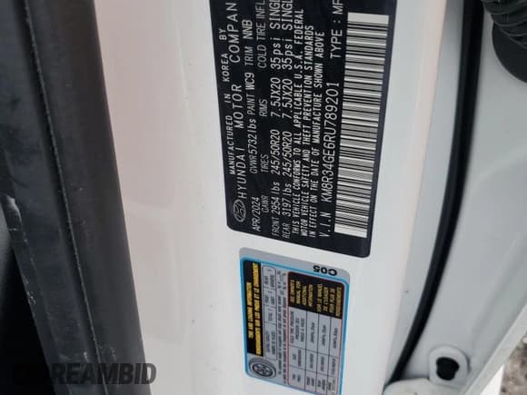 ✅ 2024 Hyundai Palisade XRT • VIN: KM8R34GE6RU789201 • Лот: 82286144. Опубликован ранее на Copart с пробегом 17 338 миль. Бесплатный доступ к архиву аукционных продаж из США и подробный отчёт об истории автомобиля на DreamBid. Изображение 14.