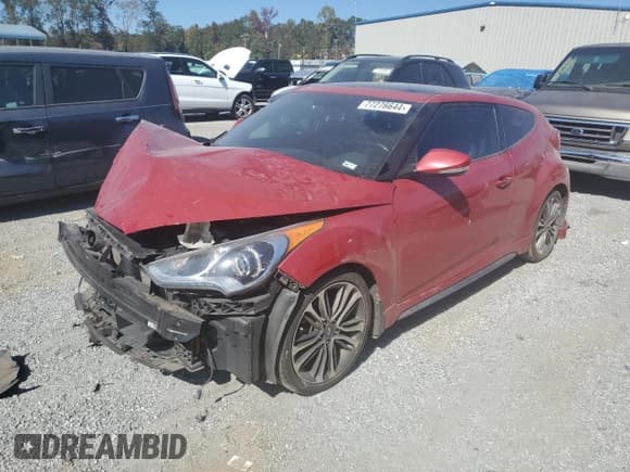 ✅ 2016 Hyundai Veloster Turbo • VIN: KMHTC6AE8GU259805 • Lot: 77276644. Wystawiony na Copart z przebiegiem 110 333 mil. Bezpłatny archiwum sprzedaży aukcyjnych z USA i szczegółowy raport historii pojazdu na DreamBid. Zdjęcie 1.
