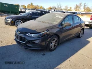 ✅ 2017 Chevrolet Cruze LT • VIN: 1G1BE5SM9H7191470 • Lot: 91081065. Listed on Copart with 130,426 mi. Free auction sales archive from the USA and detailed vehicle history report at DreamBid. Image 1.