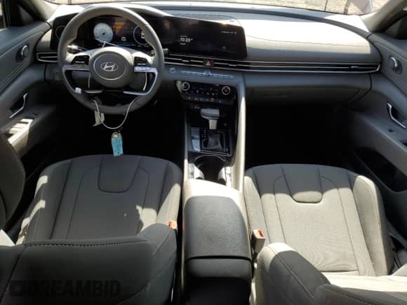 2024 Hyundai Elantra SEL with VIN KMHLS4DG0RU733656, listed as a Copart auction lot 65163465 with 10,132 mi miles and Salvage title. Bid and sale history available at DreamBid. Image 8.