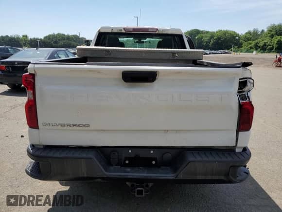 2020 Chevrolet Silverado 1500 Work Truck with VIN 1GCRYAEHXLZ316283, listed as a Copart auction lot 56252084 with Not provided miles and Salvage title. Bid and sale history available at DreamBid. Image 6.