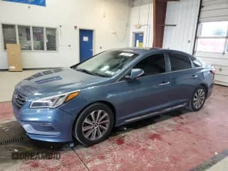 ✅ 2016 Hyundai Sonata Sport • VIN: 5NPE34AF0GH393552 • Lot: 87261295. Listed on Copart with 168,915 mi. Free auction sales archive from the USA and detailed vehicle history report at DreamBid. Image 1.