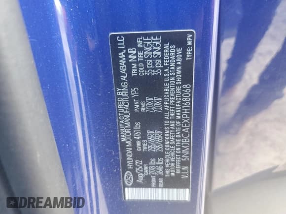 ✅ 2023 Hyundai Tucson SEL • VIN: 5NMJBCAEXPH168068 • Lot: 79193694. Wystawiony na Copart z przebiegiem 17 682 mil. Bezpłatny archiwum sprzedaży aukcyjnych z USA i szczegółowy raport historii pojazdu na DreamBid. Zdjęcie 14.