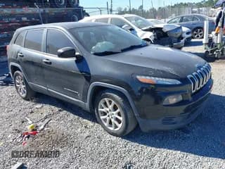 ✅ 2014 Jeep Cherokee Sport • VIN: 1C4PJLAB3EW110039 • Lot: 43718878. Wystawiony na IAAI z przebiegiem 125 114 mil. Bezpłatny archiwum sprzedaży aukcyjnych z USA i szczegółowy raport historii pojazdu na DreamBid. Zdjęcie 1.