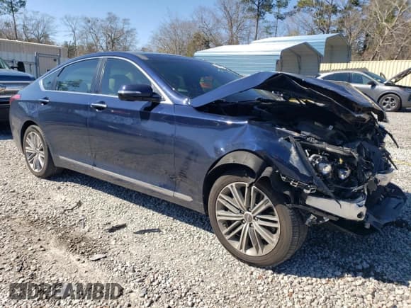 ✅ 2020 Genesis G80 3.8L • VIN: KMTFN4JE7LU329726 • Лот: 45546975. Опубликован ранее на Copart с пробегом 58 159 миль. Бесплатный доступ к архиву аукционных продаж из США и подробный отчёт об истории автомобиля на DreamBid. Изображение 4.