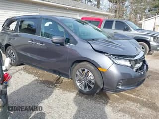 ✅ 2024 Honda Odyssey EX-L • VIN: 5FNRL6H63RB065286 • Lot: 43750192. Listed on IAAI with 19,161 mi. Free auction sales archive from the USA and detailed vehicle history report at DreamBid. Image 1.